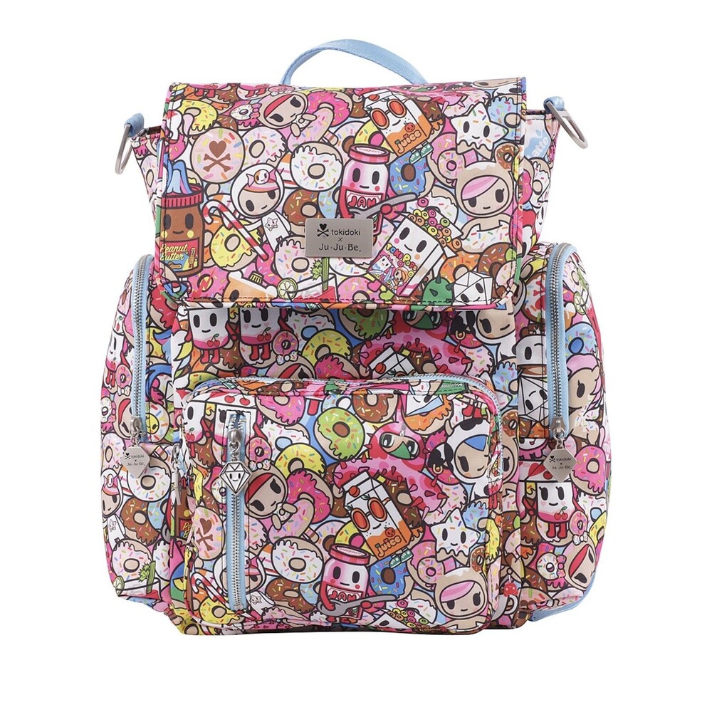 NWT Ju-Ju-Be Be Sporty Tokidoki Tokipops Convertible Backpack Diaper Bag JUJUBE